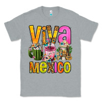 Heather Grey viva mexico mexican coffee cups Classic Tee - FaDigitalArtStudio