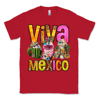 Red viva mexico mexican coffee cups Classic Tee - FaDigitalArtStudio