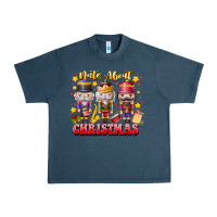 Midnight Navy Nuts About Christmas Urban Heavy Tee - CowhideDigitalArt