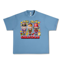 Pebble Blue Nuts About Christmas Urban Heavy Tee - CowhideDigitalArt