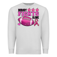 Dove Grey nobody fights alone Premium Sweatshirt - RanaPortraitStore