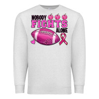 Oatmeal Heather nobody fights alone Premium Sweatshirt - RanaPortraitStore