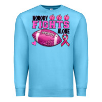 Ocean Blue nobody fights alone Premium Sweatshirt - RanaPortraitStore