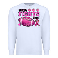 White nobody fights alone Premium Sweatshirt - RanaPortraitStore