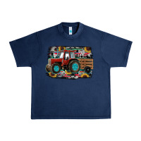 Navy western tracktor Urban Heavy Tee - RanaPortraitStore