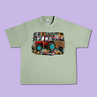 Western Tracktor Urban Heavy Tee Designed By Ranaportraitstore