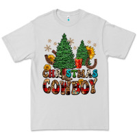 Dove Grey christmas cowboy Premium Tee - FaDigitalArtStudio