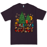 Plum christmas cowboy Premium Tee - FaDigitalArtStudio