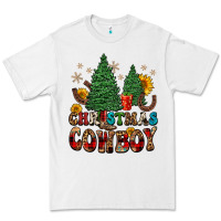 White christmas cowboy Premium Tee - FaDigitalArtStudio