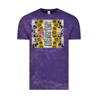 Cloud Purple happy easter Vintage Tee - CowhideDigitalArt