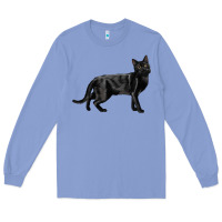 Colony Blue Bombay Cat Long Sleeve Tee - LillyAllenDesigns