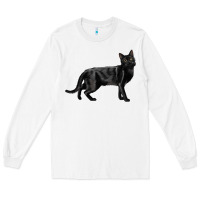 White Bombay Cat Long Sleeve Tee - LillyAllenDesigns