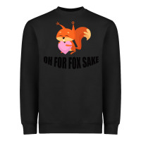 Black Oh, For Fox Sake Heavyweight Sweatshirt - Bettercallsaul