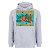 Heather Grey fall pumpkin tumbler Heavyweight Hoodie - RanaPortraitStore