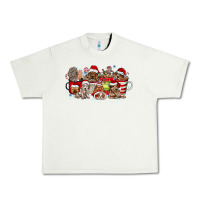 Pistachio Christmas Dog Coffee Urban Heavy Tee - CowhideDigitalArt