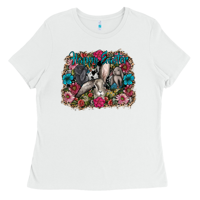 Happy Easter Ladies Tee by CowhideDigitalArt | Teevron