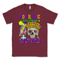 Burgundy Skull pour me something mister Classic Tee - FaDigitalArtStudio