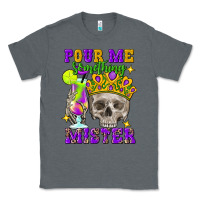 Charcoal Heather Skull pour me something mister Classic Tee - FaDigitalArtStudio