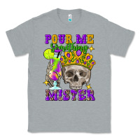 Heather Grey Skull pour me something mister Classic Tee - FaDigitalArtStudio