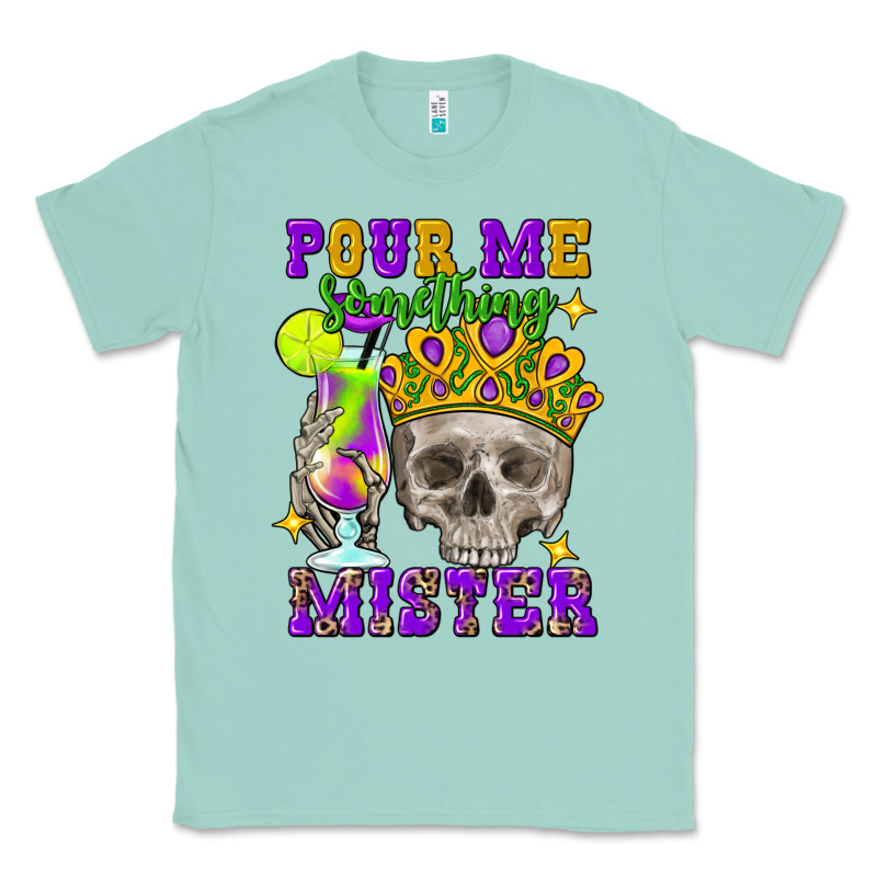 Skull Pour Me Something Mister Classic Tee by FaDigitalArtStudio | Teevron