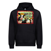 Black Hanging With My Heifers Holstein Cows Urban Hoodie - RanaPortraitStore