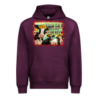 Mauve Wine Hanging With My Heifers Holstein Cows Urban Hoodie - RanaPortraitStore