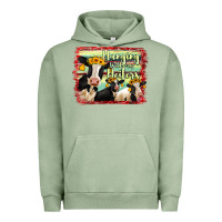 Pigment Oil Green Hanging With My Heifers Holstein Cows Urban Hoodie - RanaPortraitStore