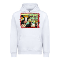 White Hanging With My Heifers Holstein Cows Urban Hoodie - RanaPortraitStore