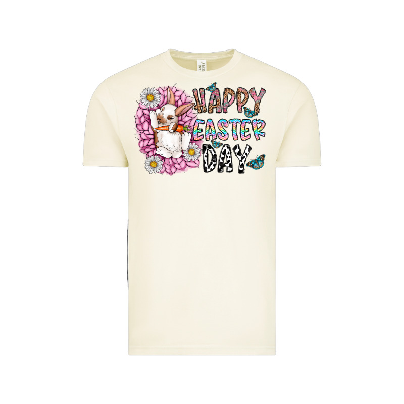 Happy Easter Day Vintage Tee by CowhideDigitalArt | Teevron