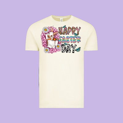 Happy Easter Day Vintage Tee Designed By Cowhidedigitalart