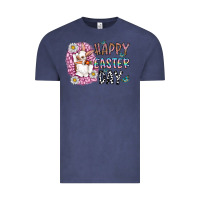 Vintage Denim happy easter day Vintage Tee - CowhideDigitalArt