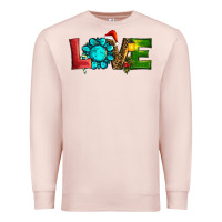 Pale Pink christmas gemstone love Premium Sweatshirt - RanaPortraitStore