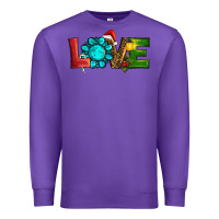 Purple christmas gemstone love Premium Sweatshirt - RanaPortraitStore