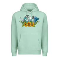 Seafoam nail tools with sunflower Premium Hoodie - BarkalooDesign