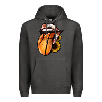Charcoal Heather Basketball Tongue Premium Hoodie - Jasminsmagicworld