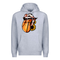 Heather Grey Basketball Tongue Premium Hoodie - Jasminsmagicworld