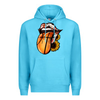 Ocean Blue Basketball Tongue Premium Hoodie - Jasminsmagicworld