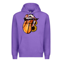 Purple Basketball Tongue Premium Hoodie - Jasminsmagicworld