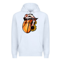 White Basketball Tongue Premium Hoodie - Jasminsmagicworld