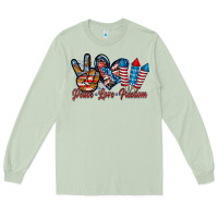 Matcha peace love freedom Long Sleeve Tee - RacoonDesign