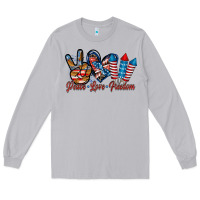 Moon Dust peace love freedom Long Sleeve Tee - RacoonDesign