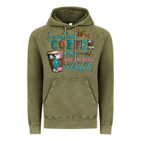 Vintage Olive i pretend coffee helps but i'm still a bitch Vintage Hoodie - Artiststas