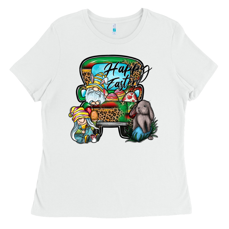 Happy Easter Ladies Tee by CowhideDigitalArt | Teevron