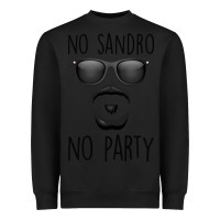 Black No Sandro No Party Heavyweight Sweatshirt - Bettercallsaul