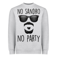 Heather Grey No Sandro No Party Heavyweight Sweatshirt - Bettercallsaul