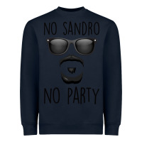 Navy No Sandro No Party Heavyweight Sweatshirt - Bettercallsaul