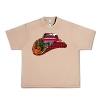 Burro Christmas Cowboy Urban Heavy Tee - CowhideDigitalArt
