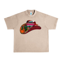 French Oak Christmas Cowboy Urban Heavy Tee - CowhideDigitalArt