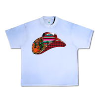 Grape Ice Christmas Cowboy Urban Heavy Tee - CowhideDigitalArt