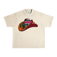 Sandshell Christmas Cowboy Urban Heavy Tee - CowhideDigitalArt